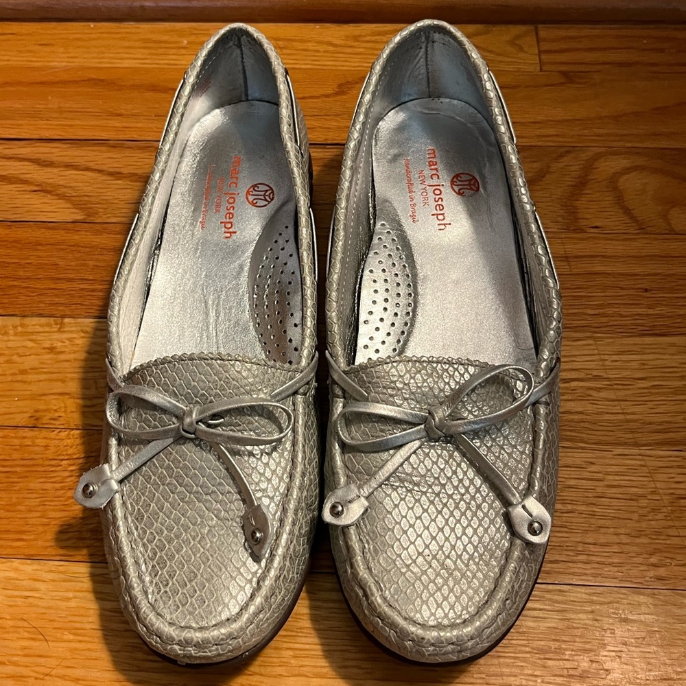 Mark Joseph New York Silver Golf Shoe Moccasin